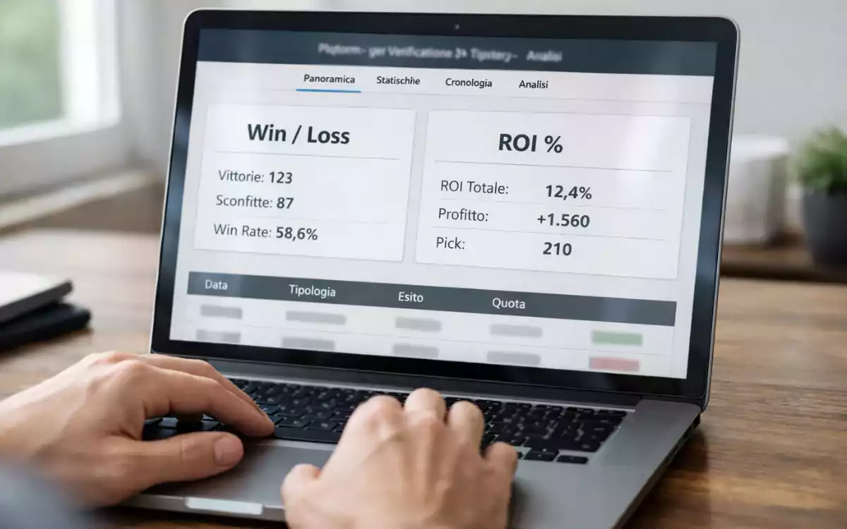 Verifica dello storico di un tipster su piattaforma indipendente