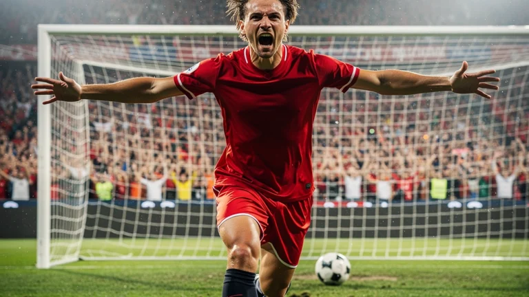 Tabellone segnapunti di uno stadio di calcio che mostra il risultato della partita